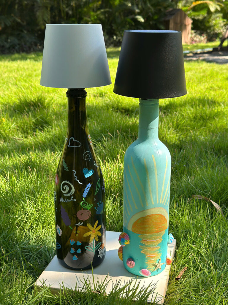 recycling art in liulo kids workshop